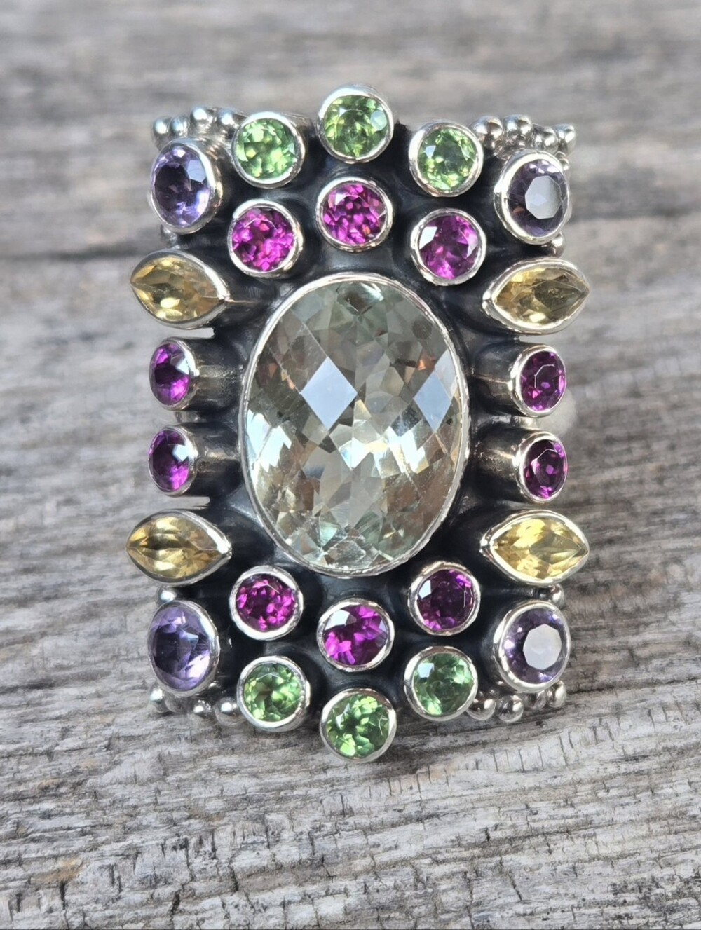 Nicky Butler RAJ LIMITED EDITION Collection 925 Sterling Silver Designer Ring NB